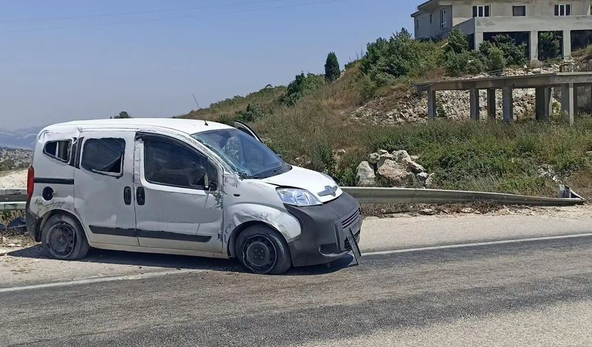 Yayladağı-Antakya Yolunda Mıcır Nedeniyle Kaza Yaşandı
