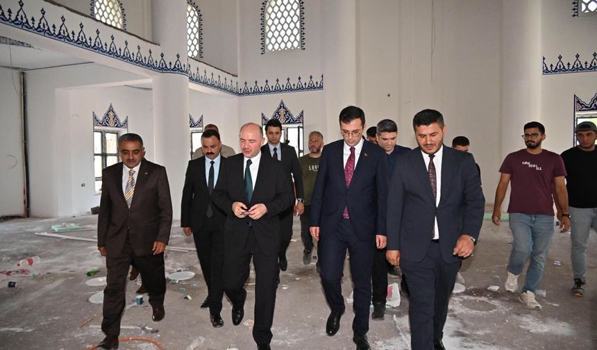 Osmaniye Valisi Serdengeçti Hasanbeyli’de Projeleri İnceledi