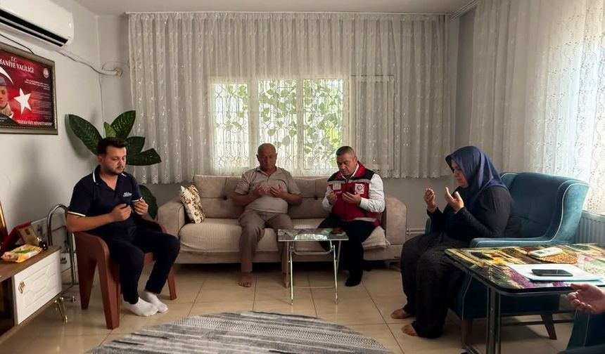 İl Müdürü Naci Yılmaz’dan Şehit Ailesine Ziyaret