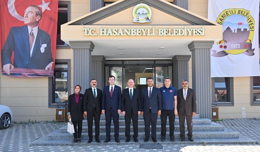Osmaniye Valisi Serdengeçti Hasanbeyli’yi Ziyaret Etti