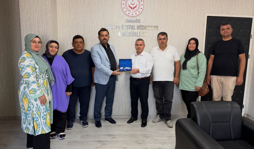 Osmaniye Aile Müdürü Naci Yılmaz’a Ziyaret