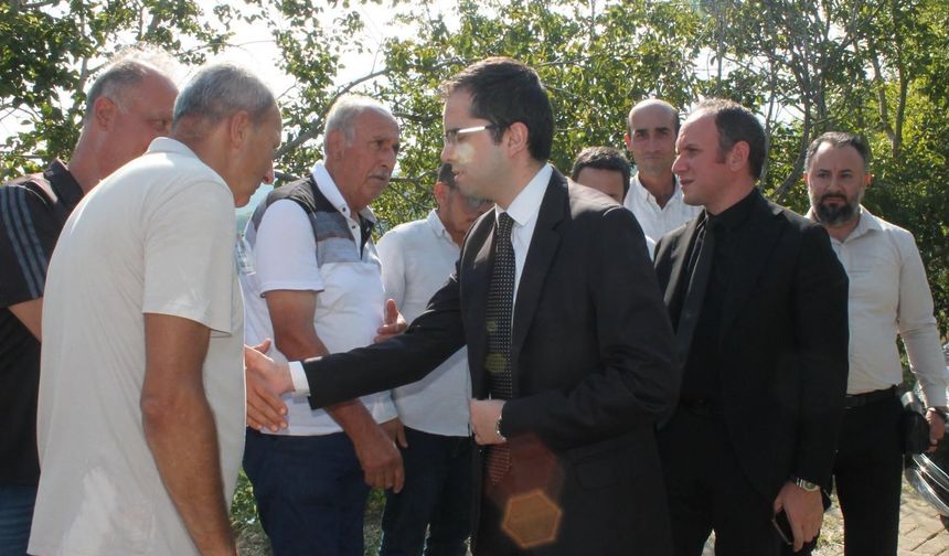 Kaymakam Yunus Emre Akpınar'dan Şehit Polis Ailesine Taziye