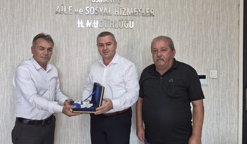 Muhtar Kama'dan İl Müdürü Yılmaz'a Ziyaret