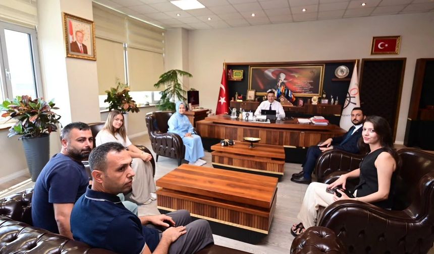 TÜGŞAV Osmaniye’den Rektör Turgay Uzun’a Ziyaret