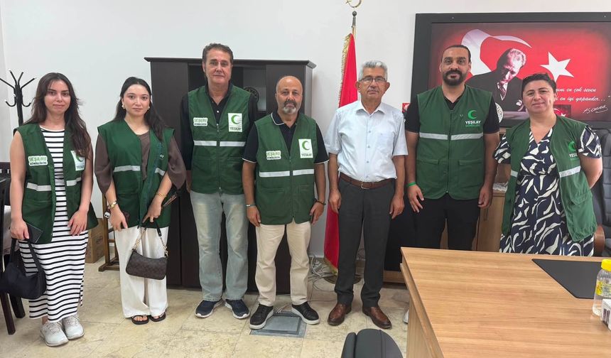 Yeşilay Kadirli’den İlyas Tapsız’a Ziyaret