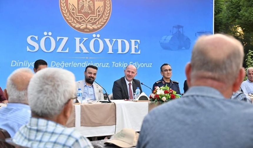 Vali Serdengeçti Köylerin Taleplerini Dinledi