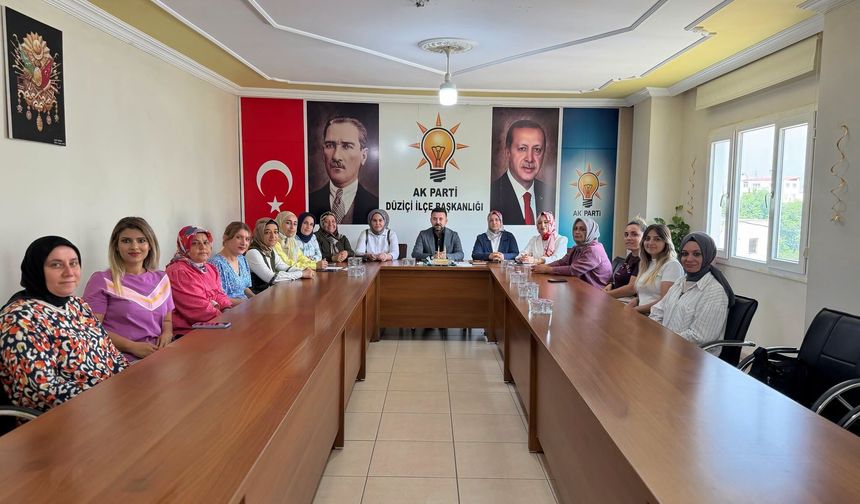 AK Parti Düziçi İlçe Başkanı Kadın Kollarıyla Buluştu