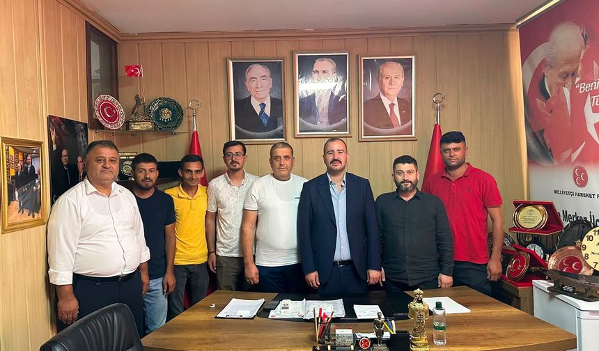 Ülküdaşlarından MHP Başkanı Yener Tuncer’e ziyaret