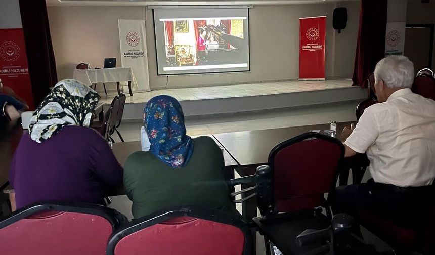 Kadirli Huzurevi’nde Yeşilçam nostaljisi yaşandı