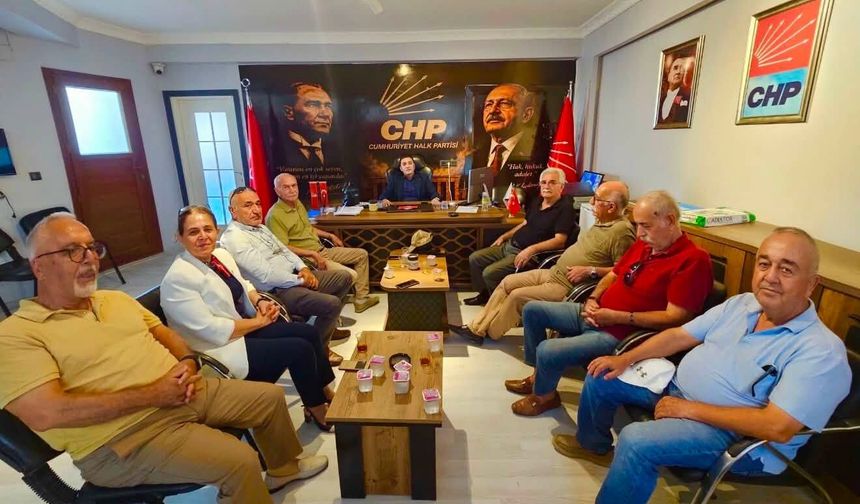 CHP İl Başkanı Rıza Tekerek’e Disk Emekli Sen ziyareti