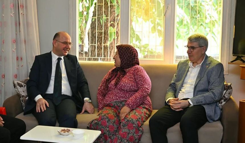 Vali Mehmet Fatih Serdengeçti’den şehit ailesine ziyaret