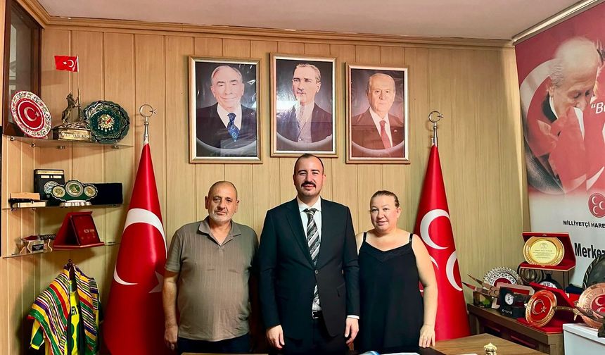 Hakan Arı’dan MHP Merkez İlçe Başkanı Tuncer’e Ziyaret