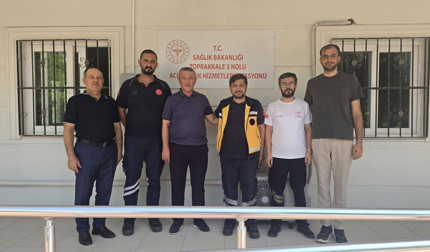 Sağlık-Sen Başkanı Çenet’ten sağlık çalışanlarına ziyaret