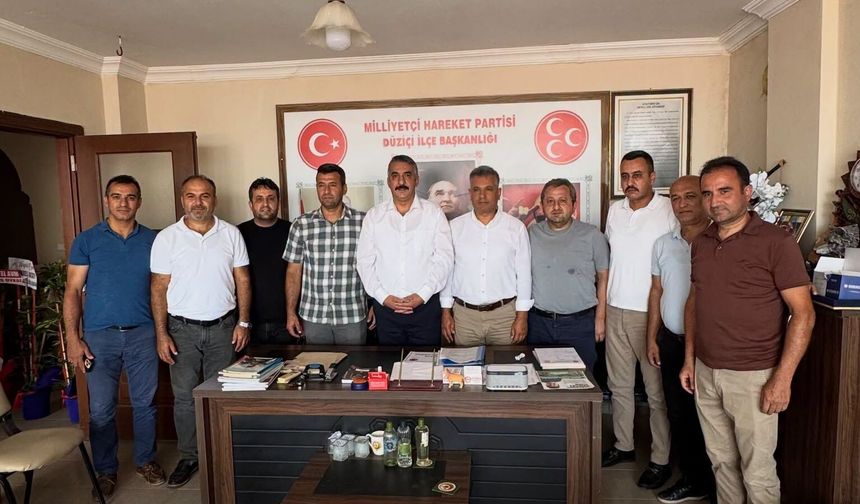 Eğitim-Bir-Sen Başkanı Öztürk’ten MHP Başkanı Yiğit’e Ziyaret