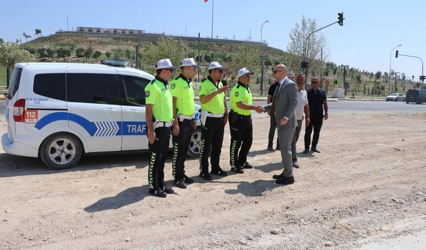 Ceylanpınar Kaymakamı Çakal’dan Yol Kontrol İncelemesi