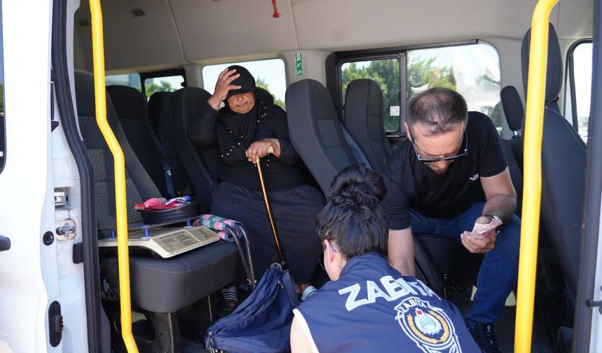 Antalya'da dilencilere yönelik denetim yapıldı