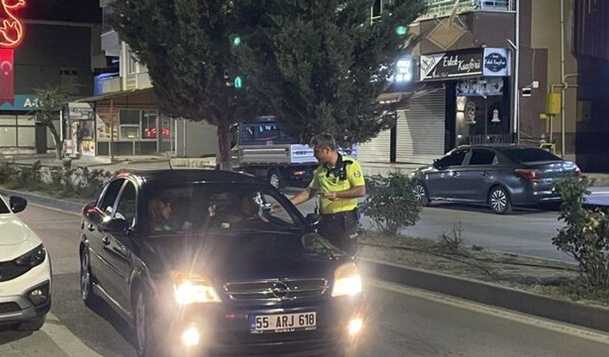 Kavak’ta Trafik ve Asayiş Denetimleri Sürüyor