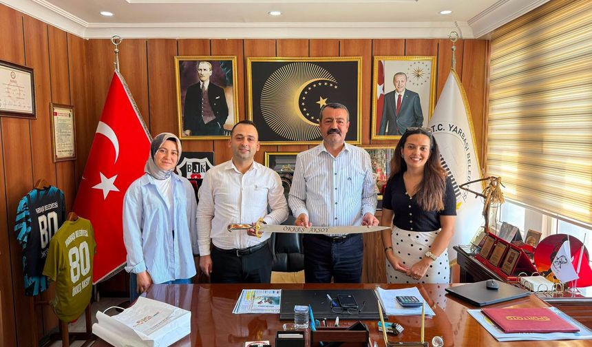 Başkan Aksoy’dan Eğitimcilere Teşekkür Ziyareti