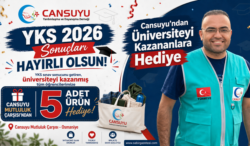 Cansuyu’ndan Üniversiteyi Kazananlara Hediye