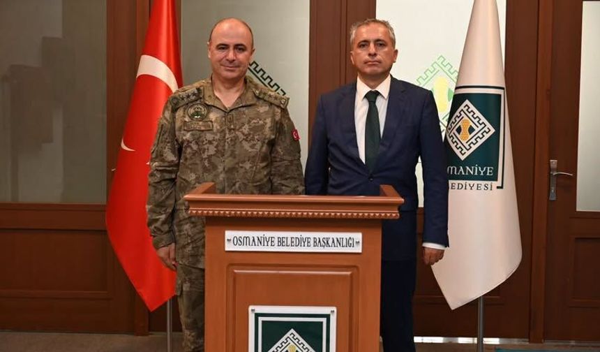 Garnizon Komutan Vekili Uğur Esendik’ten Başkan Çenet’e Ziyaret