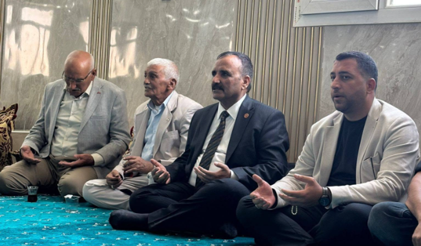 MHP Ceylanpınar teşkilatından taziye ziyareti