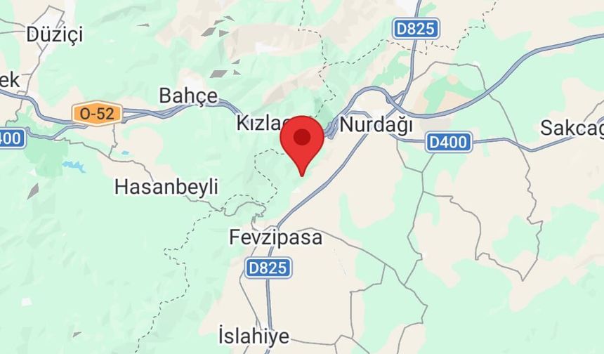 Gaziantep Yakınlarında 3,0 Büyüklüğünde Deprem