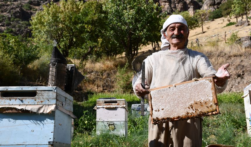 Hakkarili arıcı 51 yıldır mesleğini sürdürüyor