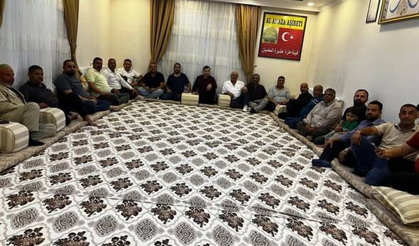 MHP Ceylanpınar İlçe Başkanı Halil Tetik Kurum Amirlerini Evinde Ağırladı
