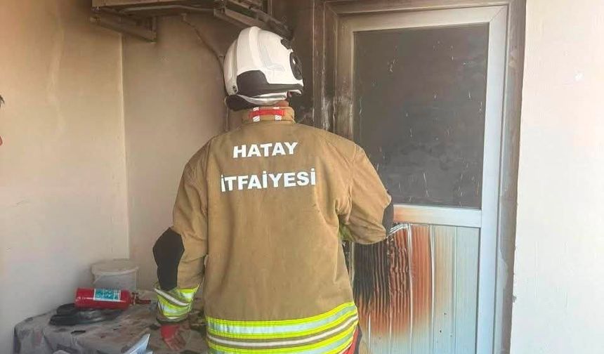 Hatay Reyhanlı’da Mesken Yangını Kısa Sürede Söndü