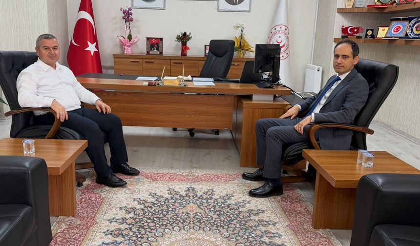 İl Müdürü Naci Yılmaz’a Göç İdaresinden Ziyaret