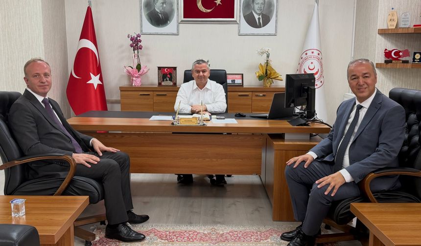 İl Müdürü Naci Yılmaz’a Ziraat Bankası’ndan Ziyaret