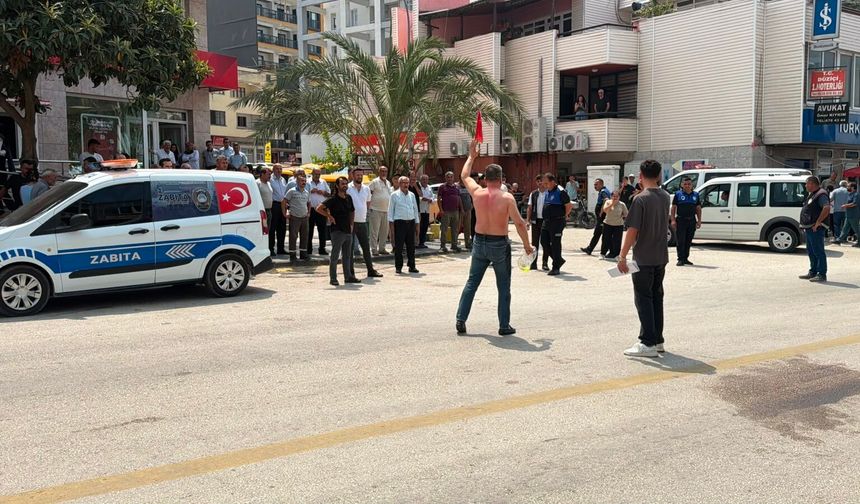 İş Yeri Sahibiyle Anlaşamayan Esnaf Kendini Yakmak İstedi