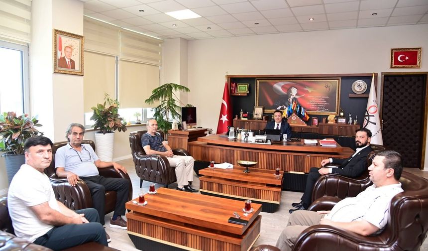 ASKF Osmaniye İl Başkanı Levent Öztürk'ten Rektör Turgay Uzun'a Ziyaret