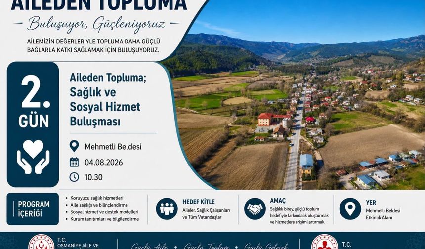 Mehmetli'de Sosyal Hizmetler Vatandaşlarla Buluşuyor