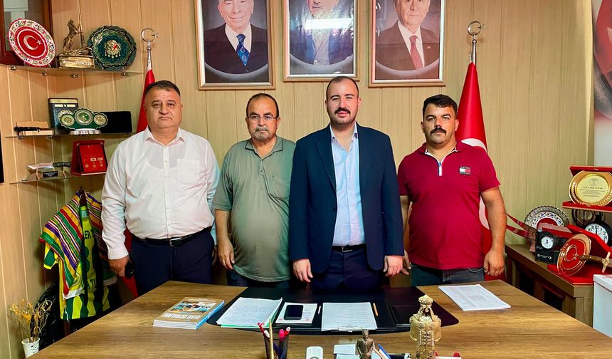 MHP Osmaniye’de Merkez İlçe Yönetimine Hayırlı Olsun Ziyareti