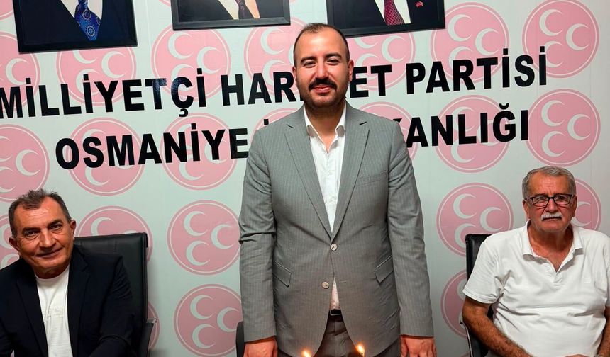 MHP Osmaniye Merkez İlçe Yönetiminden Yener Tuncer’e Tebrik