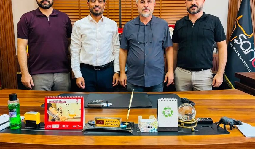 Osmaniye’de İş Dünyası Buluşmaları Sürüyor: MÜSİAD’dan Şanet’e Ziyaret