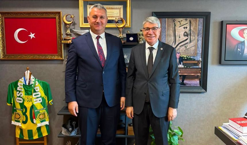 Mustafa İba’dan Seydi Gülsoy’a Ziyaret: İlçenin Çalışmaları Görüşüldü