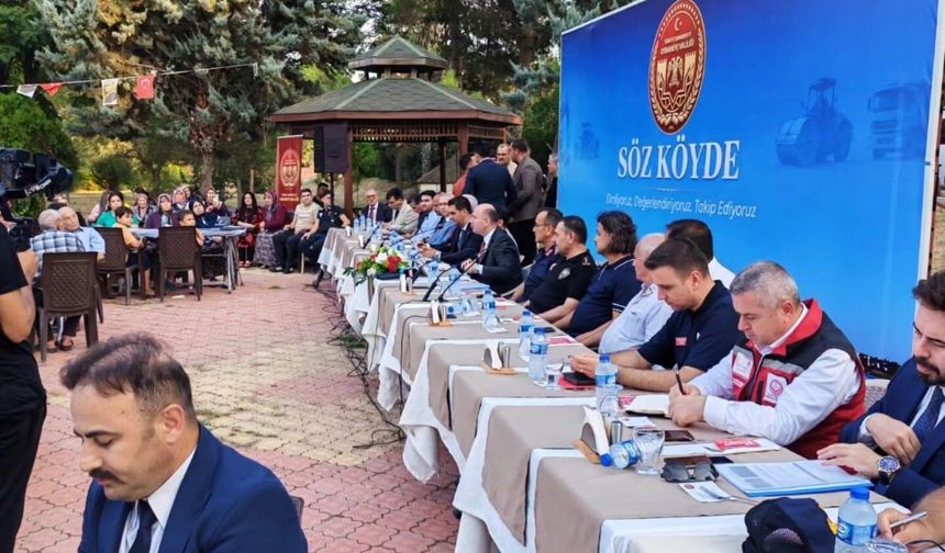 Osmaniye’de Köylerin Talepleri “Söz Köyde”de Dinlendi