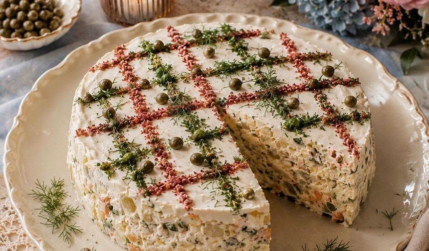 Osmaniye’de Pasta Görünümlü Patates Salatası Tarifi