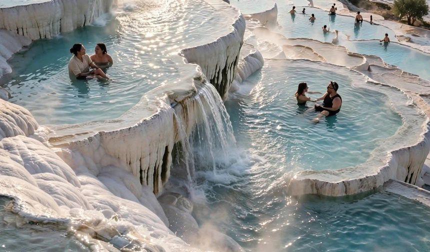 Denizli Pamukkale Doğa ve Tarihi Buluşturuyor