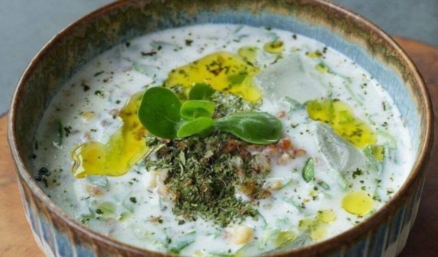 Osmaniye’de Yaz Sofralarına Soğuk Yoğurt Çorbası