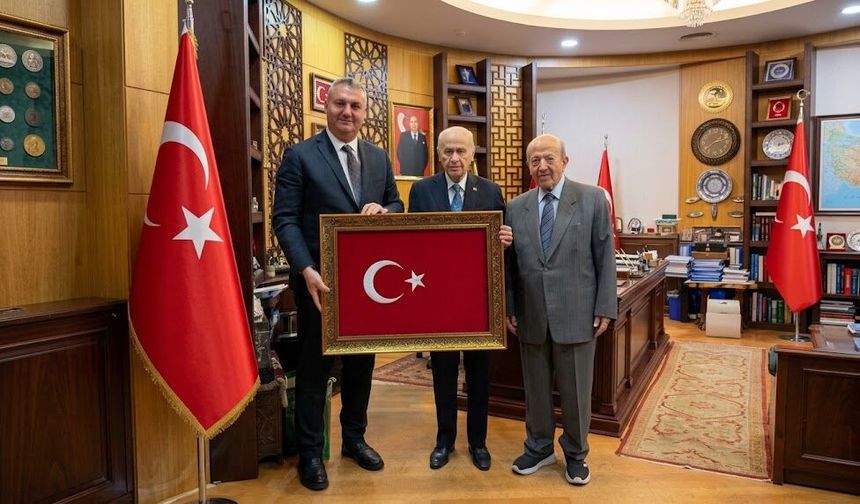 MHP Genel Başkanı Bahçeli’ye Başkan İba’dan Ziyaret