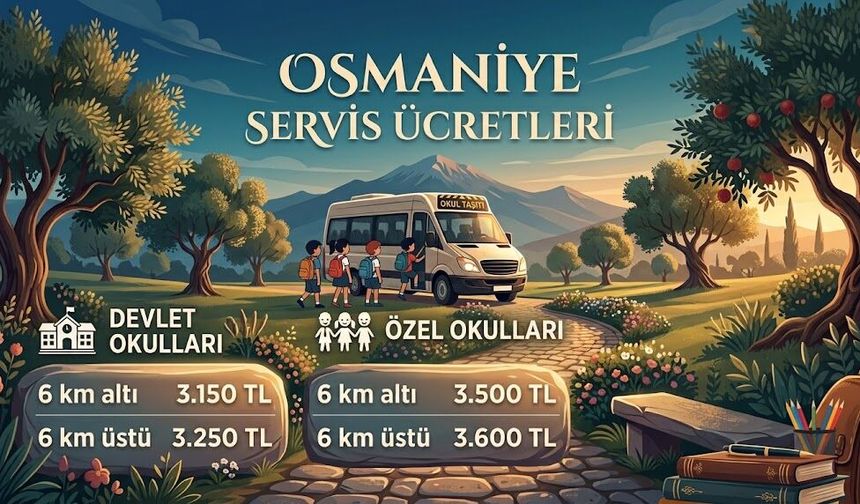 Osmaniye’de Velilerin Beklediği Servis Fiyatları Açıklandı