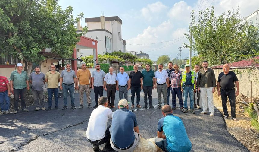 Yarbaşı Belediye Başkanı Ökkeş Aksoy Sahada
