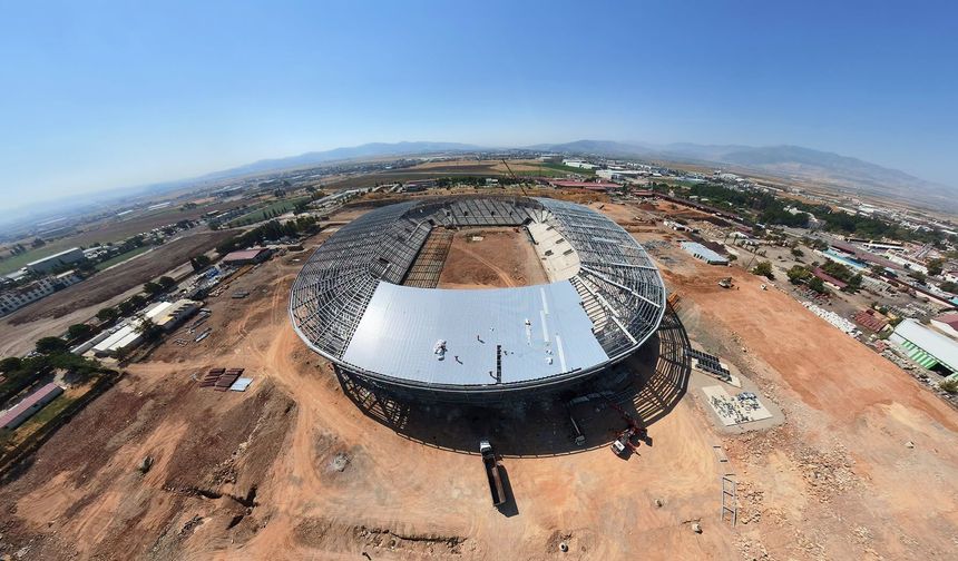 Kahramanmaraş’ta Yeni Stadyum Hızla Yükseliyor
