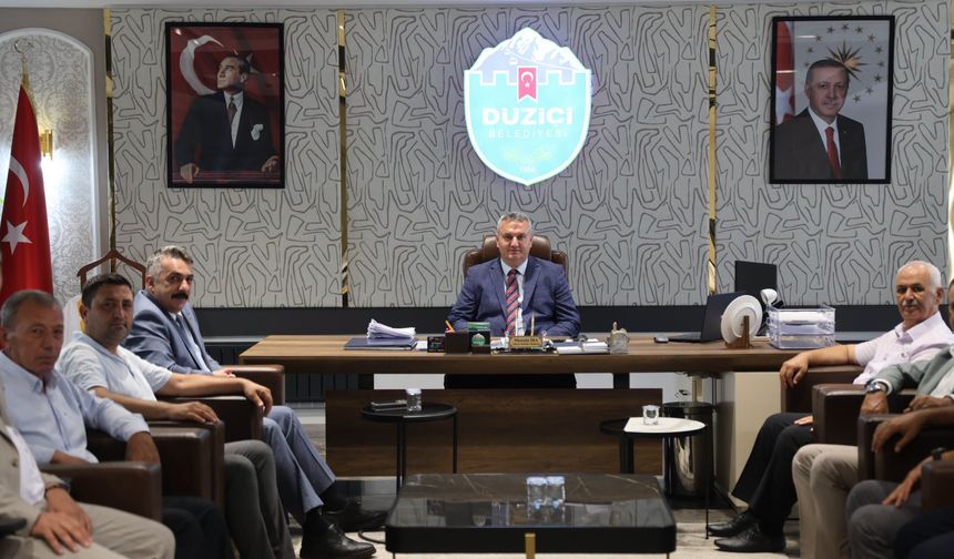 Düziçi Belediye Başkanı Mustafa İba’ya MHP’den Ziyaret
