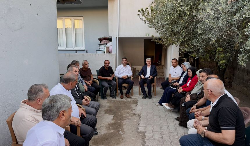 Osmaniye’de Şehit Ailesine Taziye Ziyareti