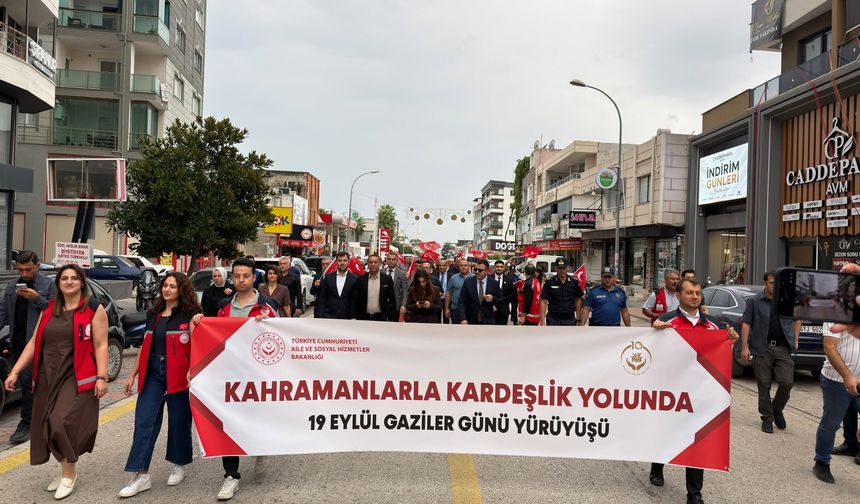 Osmaniye Düziçi’nde Gaziler İçin Anlamlı Yürüyüş
