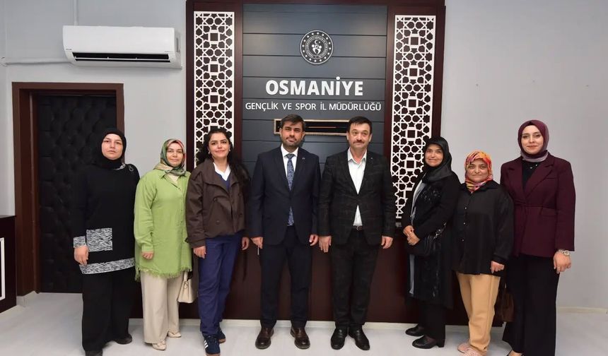 Osmaniye'de Gençlik Spor İl Müdürü Demirdöğen'e Ziyaret